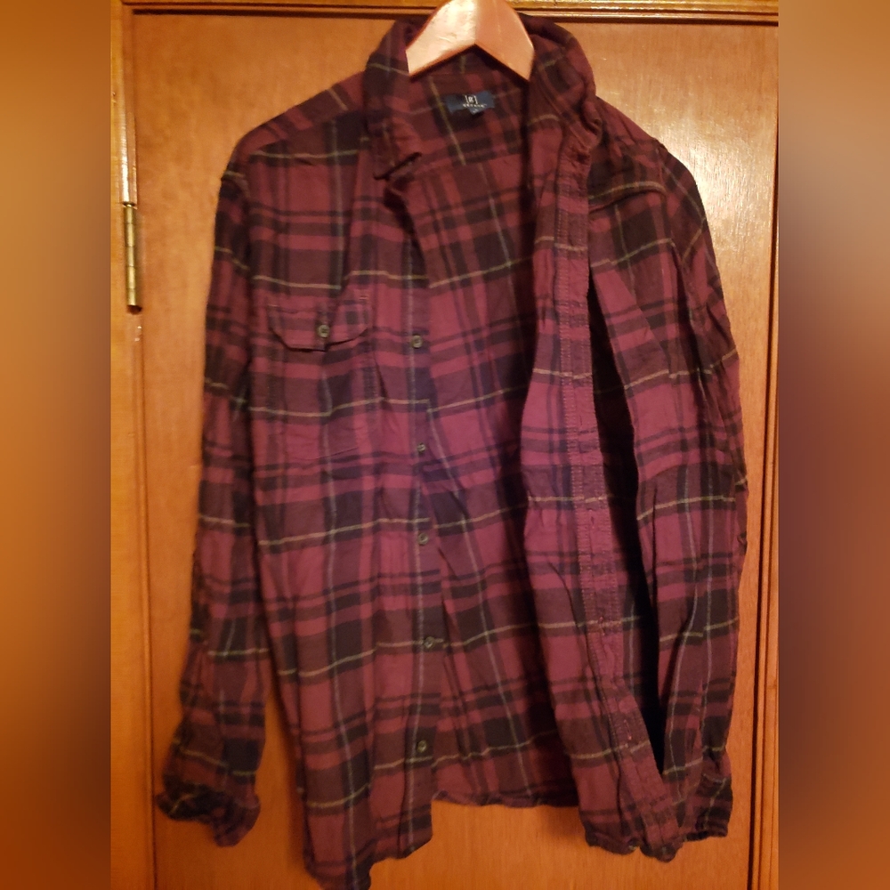 Plaid button up